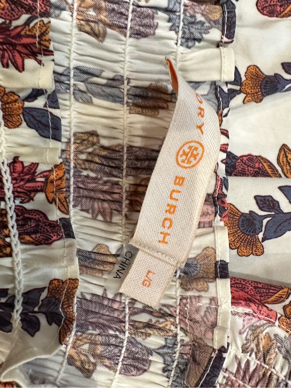 🌸 Tory Burch Floral Maxi Dress – Size Large 🌸 - Picture 3 of 3